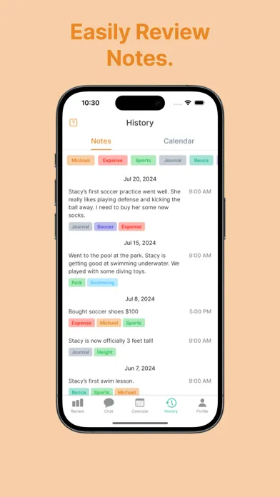 Ảnh chụp màn hình của Kidtime Coparent Calendar Chat