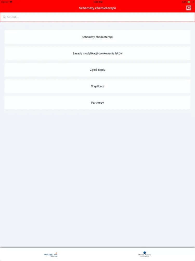 تصاویر Schematy chemioterapii iPad 