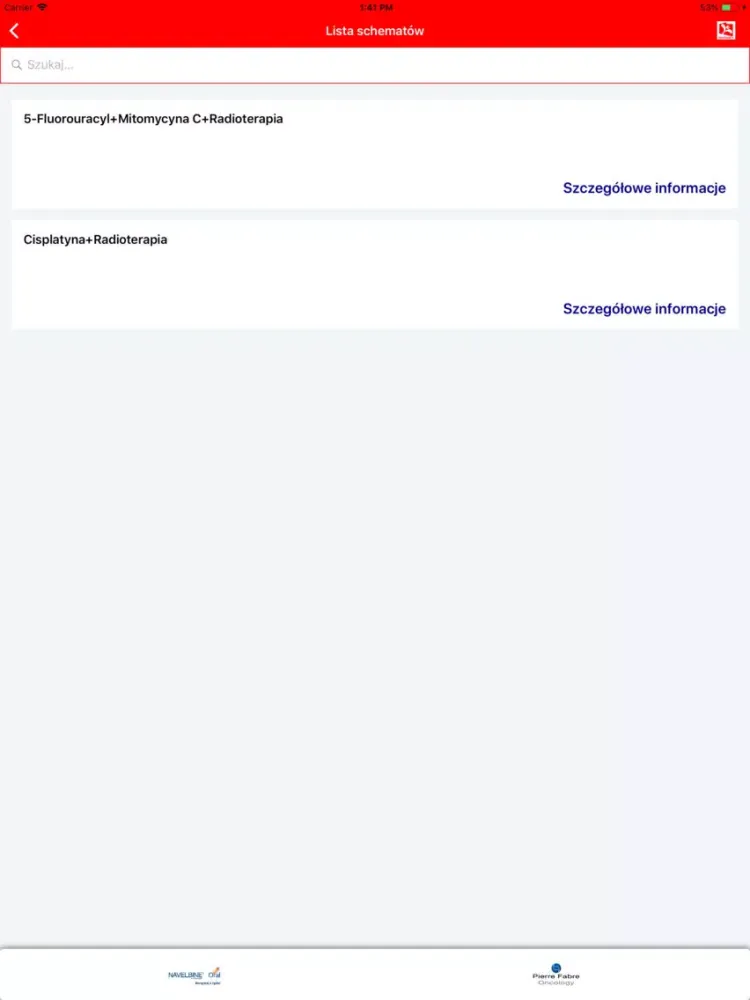 تصاویر Schematy chemioterapii iPad 