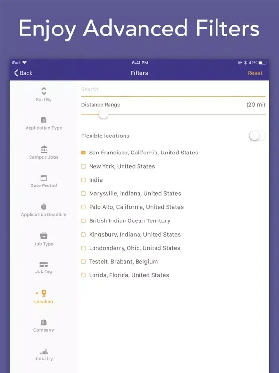VMock Jobs - Smart Job Search iPad  Screenshots