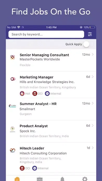 VMock Jobs - Smart Job Search Screenshots