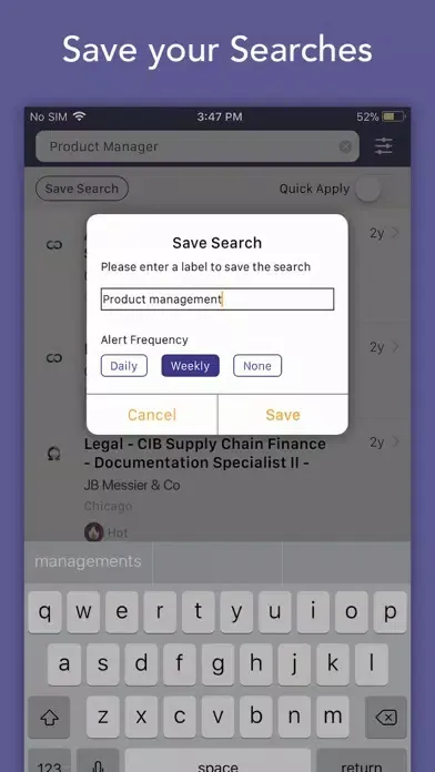 VMock Jobs - Smart Job Search Screenshots