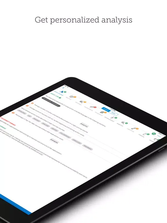 VMock Resume-SMART CV Analysis iPad 应用截图