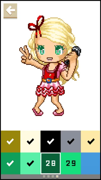 ภาพหน้าจอของ Pixel Artbook: Paint by number