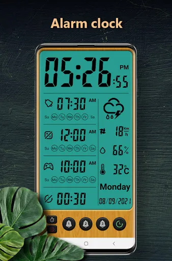Capturas de pantalla de Alarm clock Pro