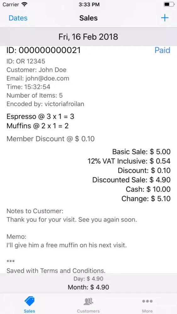 صور Branch Sales POS