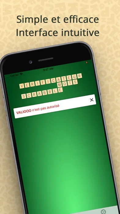Vérificateur Mots du SCRABBLE® スクリーンショット