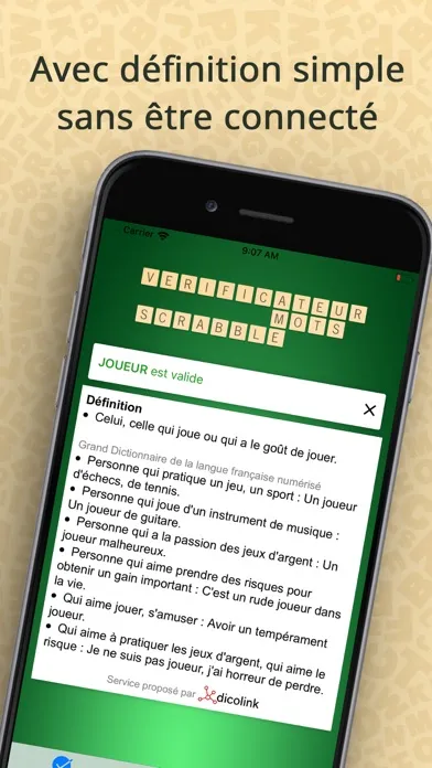 Vérificateur Mots du SCRABBLE® スクリーンショット