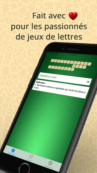 Vérificateur Mots du SCRABBLE® スクリーンショット
