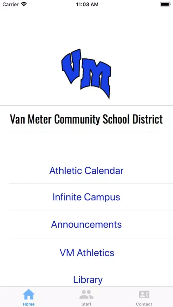 Zrzuty ekranu Van Meter Community Schools