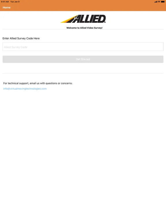 Allied Video iPad  स्क्रीनशॉट