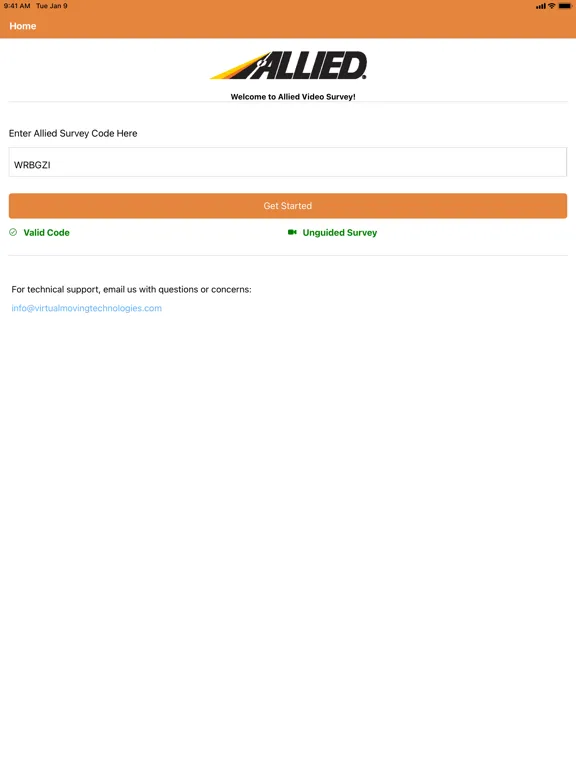 Allied Video iPad  स्क्रीनशॉट