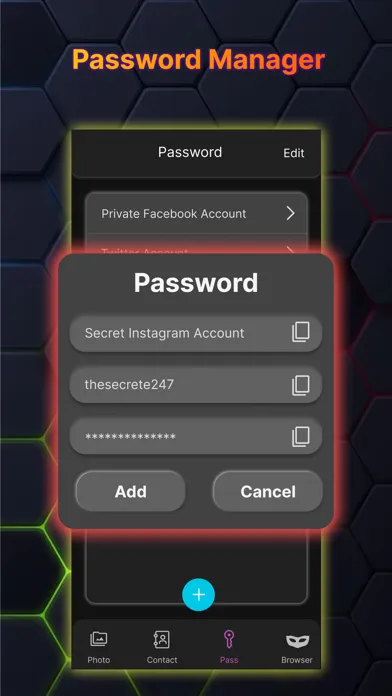 Captures d'écran de Safe Lock Private Photo Vault