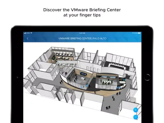 Tangkapan layar VMware Briefing iPad 