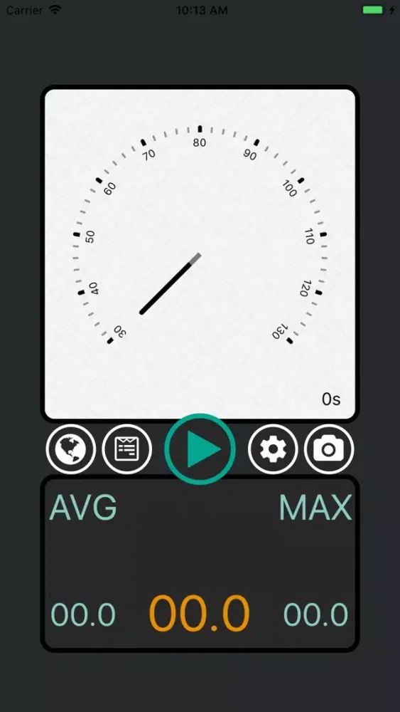 Ảnh chụp màn hình của Decibel Cube
