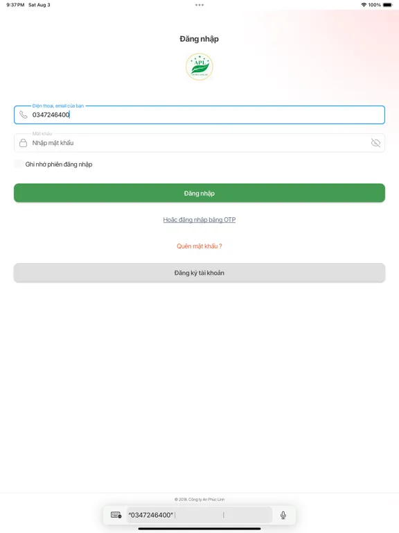 An Phuc Linh iPad  스크린샷