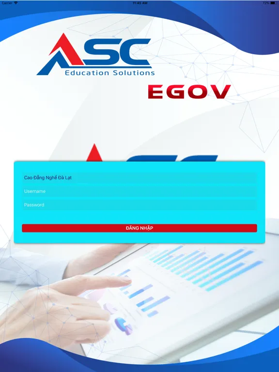 ASC-EGOV iPad  スクリーンショット