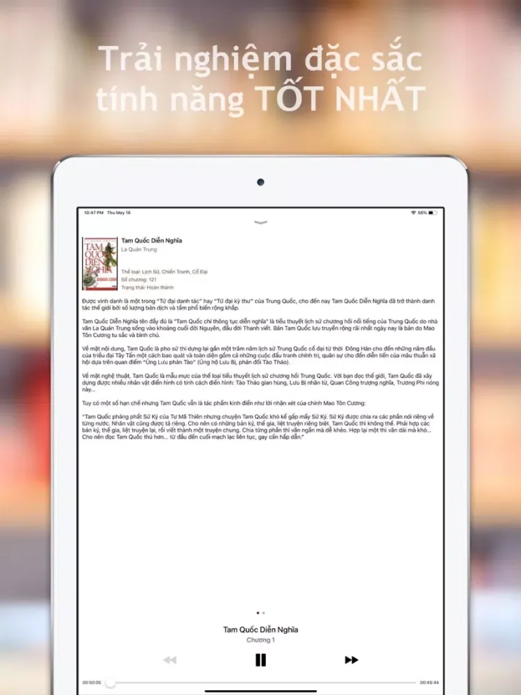 ภาพหน้าจอของ Audook: Best Audio Books iPad 