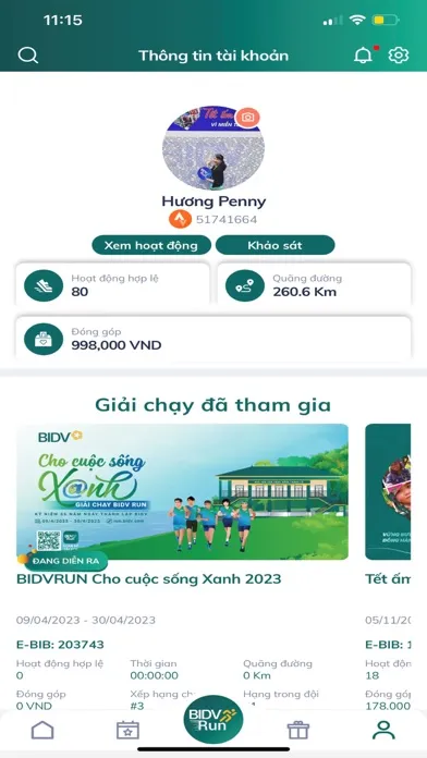 BIDV Run स्क्रीनशॉट