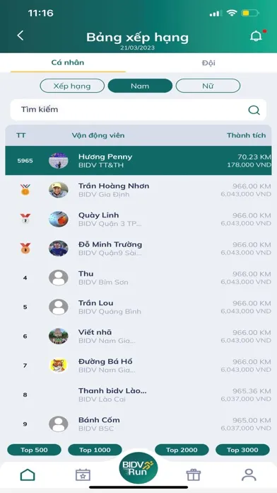 BIDV Run स्क्रीनशॉट