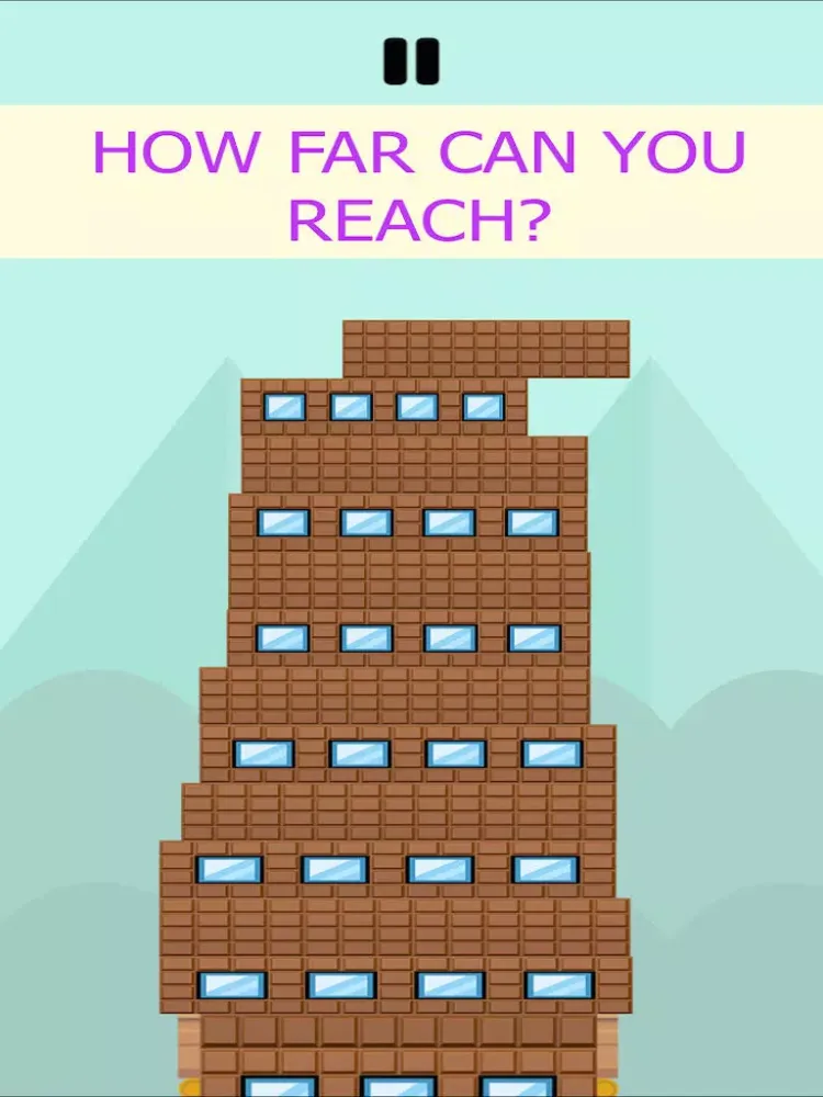 Tangkapan skrin The Tower of Chocolate Candy Bar iPad 