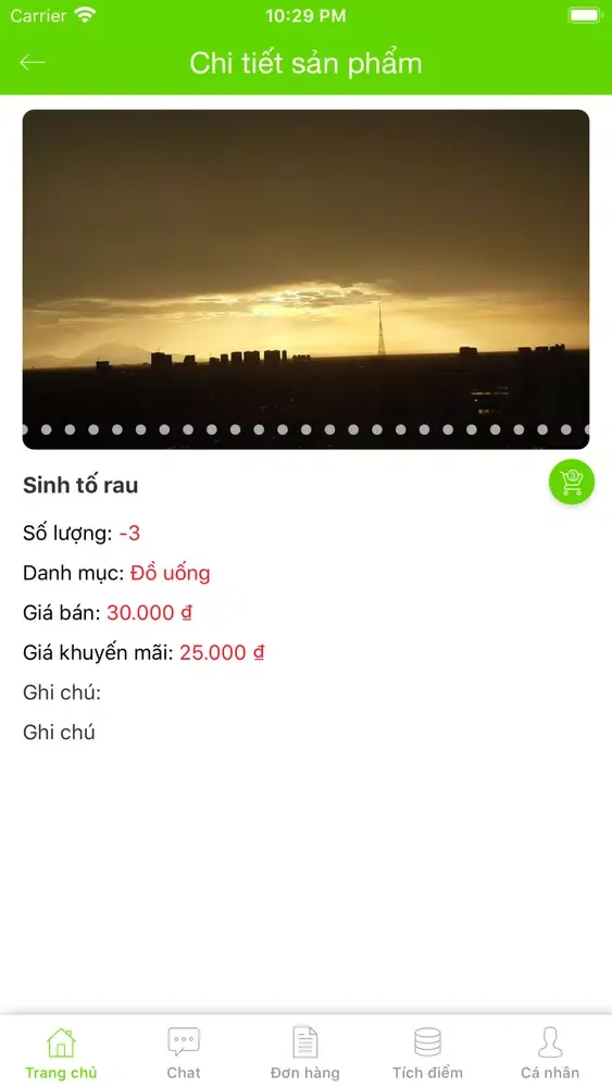 Tangkapan layar Home Market VN