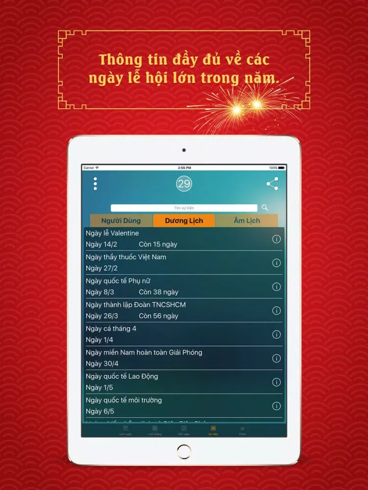 Lịch Vạn Niên 2017 NEW - Đinh Dậu iPad  স্ক্রিনশট