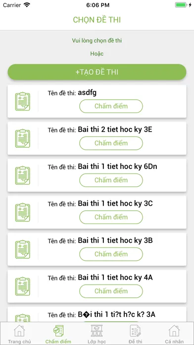 Ảnh chụp màn hình của 789.vn-Chấm điểm trắc nghiệm