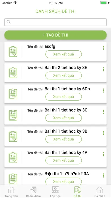 Ảnh chụp màn hình của 789.vn-Chấm điểm trắc nghiệm