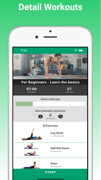 Zrzuty ekranu Pilates of the Day