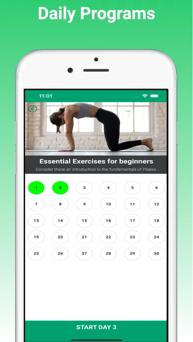 Zrzuty ekranu Pilates of the Day