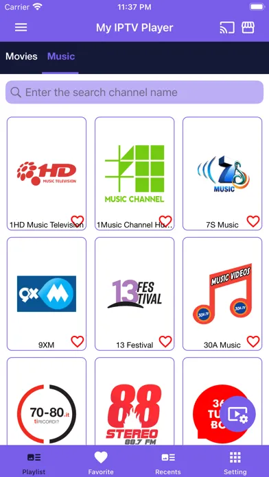My IPTV Player Screenshots