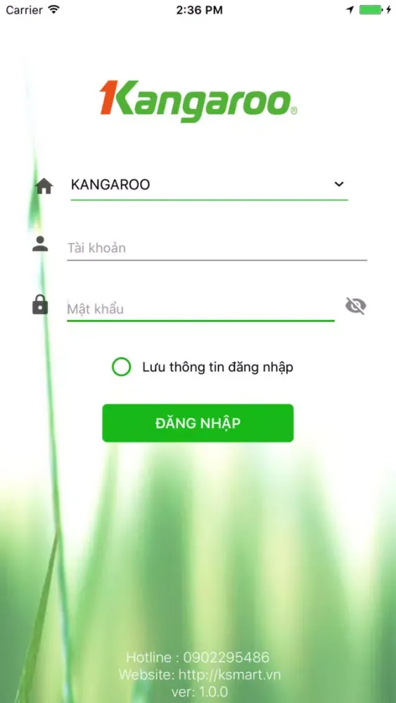 Capturas de tela do Kangaroo PMS