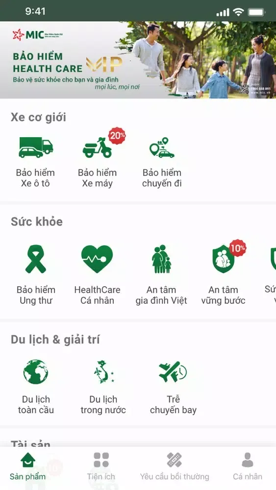 MIC - Bảo Hiểm Quân Đội应用截图