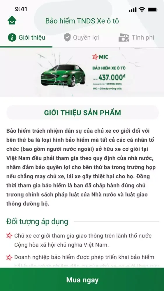 MIC - Bảo Hiểm Quân Đội应用截图