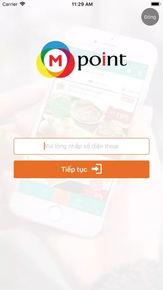Tangkapan layar mPoint