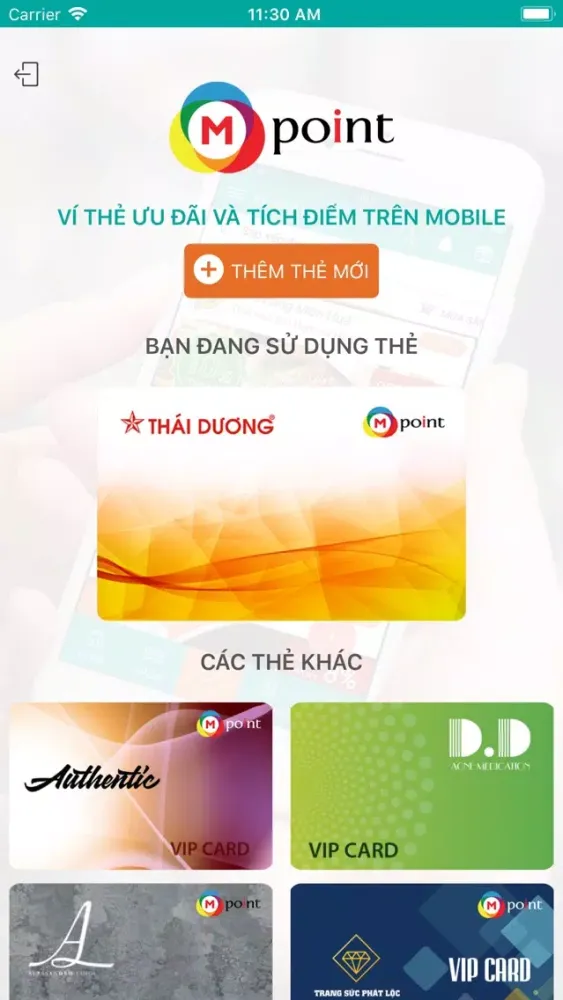 Tangkapan layar mPoint
