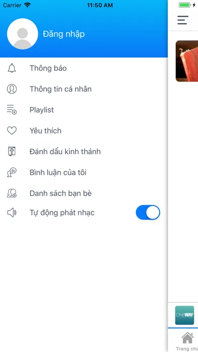 Tangkapan skrin Oneway