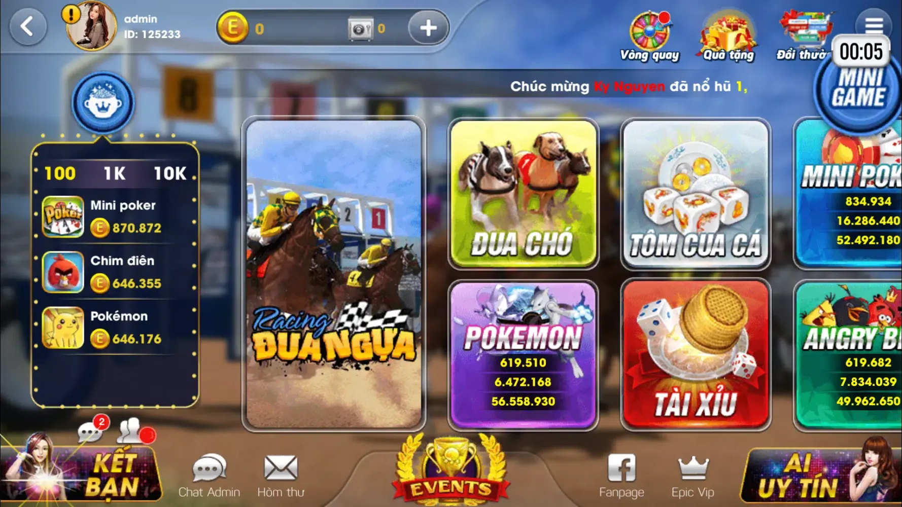 Epic JackPot: Đại gia Game bai Club 스크린샷