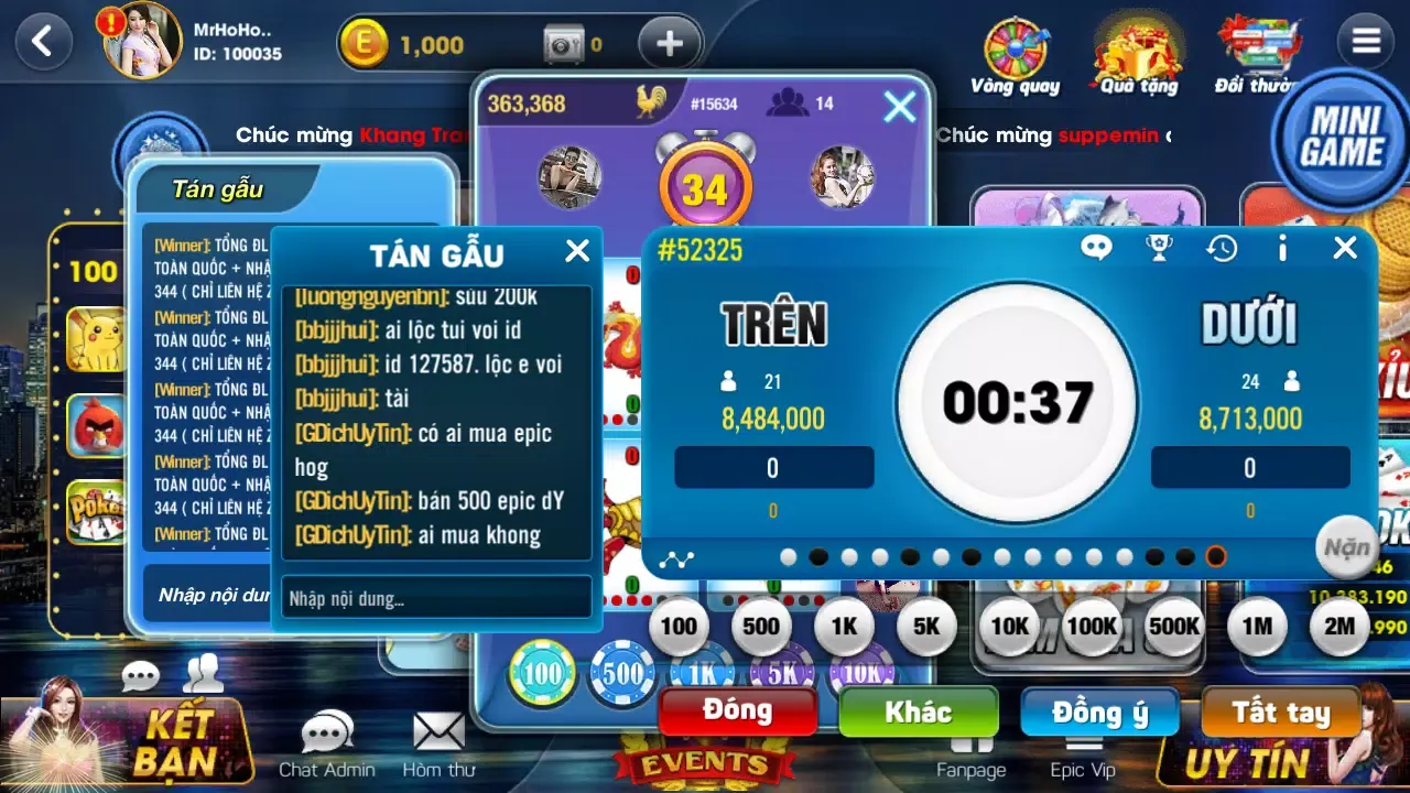 Epic JackPot: Đại gia Game bai Club 스크린샷