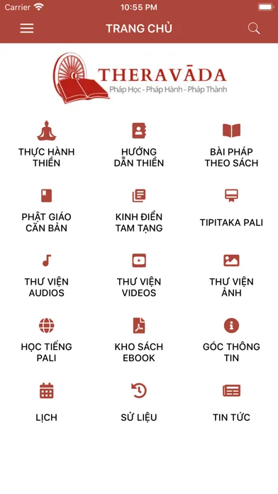 Screenshot di Phật Giáo Theravāda