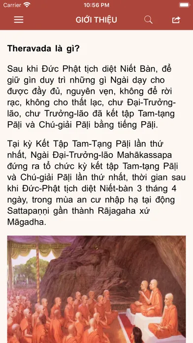 Screenshot di Phật Giáo Theravāda