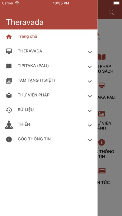 Screenshot di Phật Giáo Theravāda