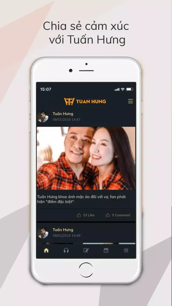 Zrzuty ekranu Tuấn Hưng Fan zone
