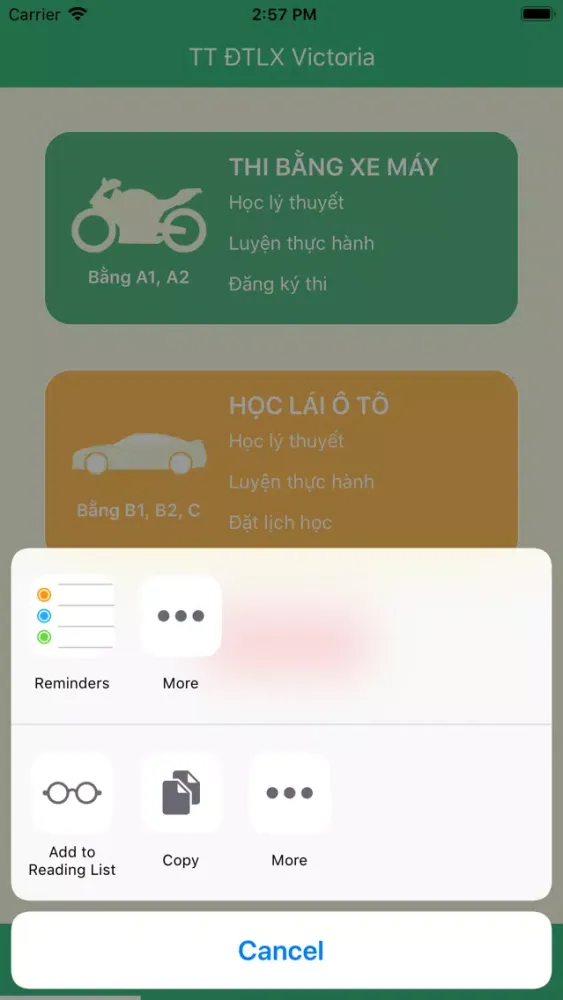 Capturas de pantalla de Học lái xe Victoria