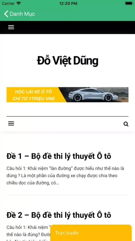Capturas de pantalla de Học lái xe Victoria