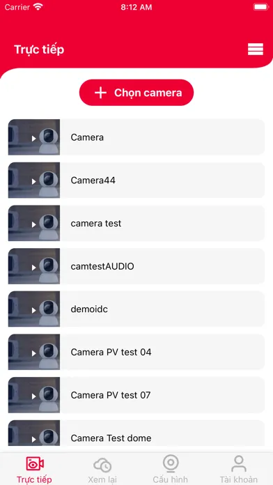 Capturas de pantalla de Cloud Camera