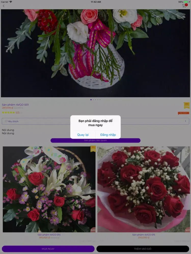 WAA - Ứng dụng tặng quà iPad  スクリーンショット