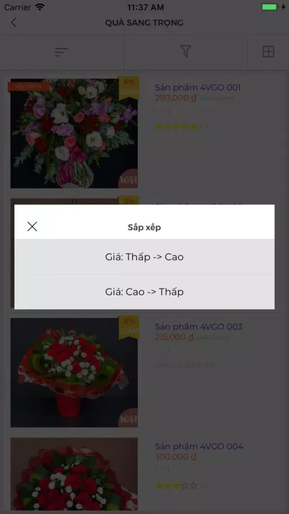 WAA - Ứng dụng tặng quà スクリーンショット