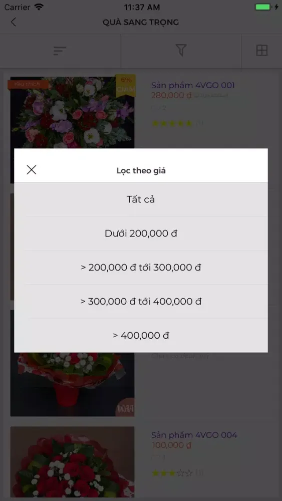 WAA - Ứng dụng tặng quà スクリーンショット